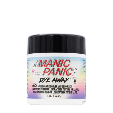 Manic Panic Dye Away Wipe 50pz - toallitas quitamanchas del tinte