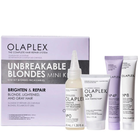 Olaplex Unbreakable Blondes Mini Kit -  kit de reparación para cabello rubio
