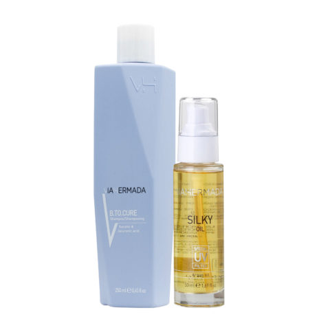 B.to.cure Shampoo 250ml Silky Oil 50ml