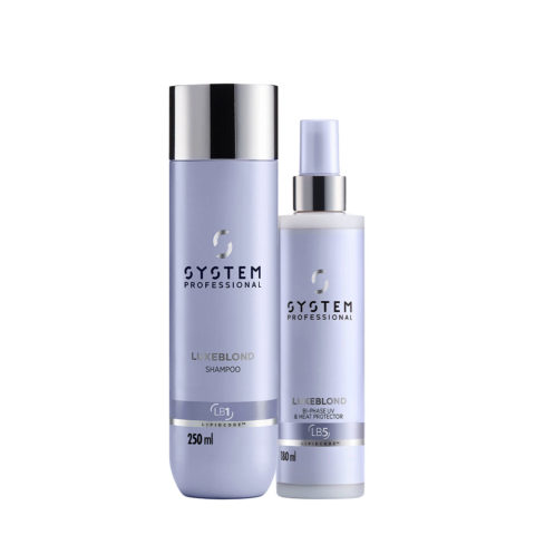 System Professional LuxeBlond Shampoo 250ml Bi-Phase 180ml