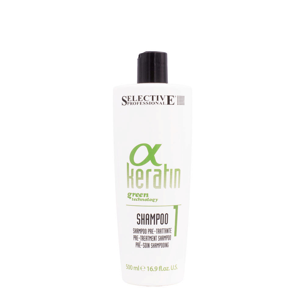 Selective Professional α Keratin Pre-Treatment 500ml - champú pretratamiento purificante