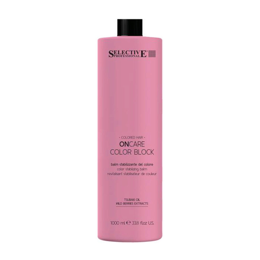 Selective Professional On Care Color Block Shampoo 1000ml - champú estabilizador del color