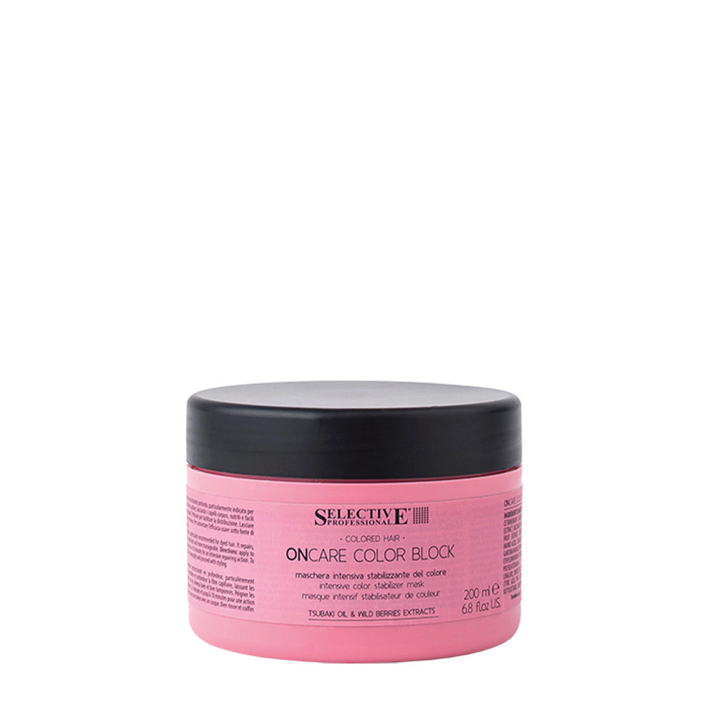 Selective Professional On Care Color Block Mask 200ml - mascarilla intensiva estabilizadora del color