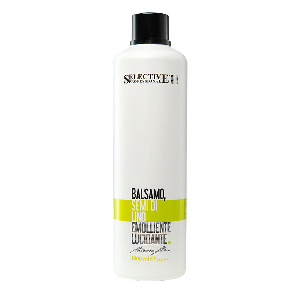 Selective Professional Artistic Flair Balsamo Ai Semi Di Lino 1000ml - acondicionador emoliente y abrillantador