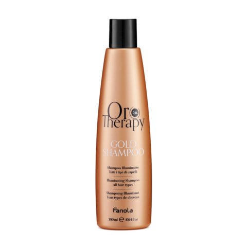 Fanola Oro Therapy Oro Puro Gold Shampoo 300ml - champú iluminador