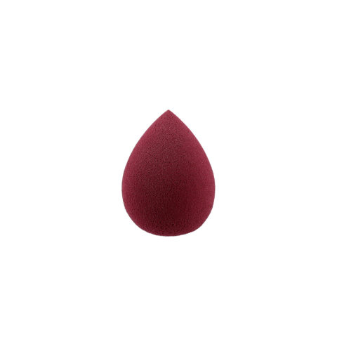 Lussoni Make Up Burgundy Raindrop Medium Sponge - esponja de maquillaje mediana en forma de gota