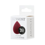 Lussoni Make Up Burgundy Raindrop Medium Sponge - esponja de maquillaje mediana en forma de gota