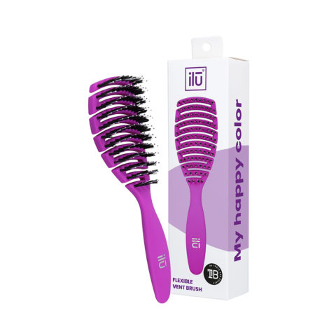 Ilū Easy Detangling Hair Brush Purple - cepillo desenredante