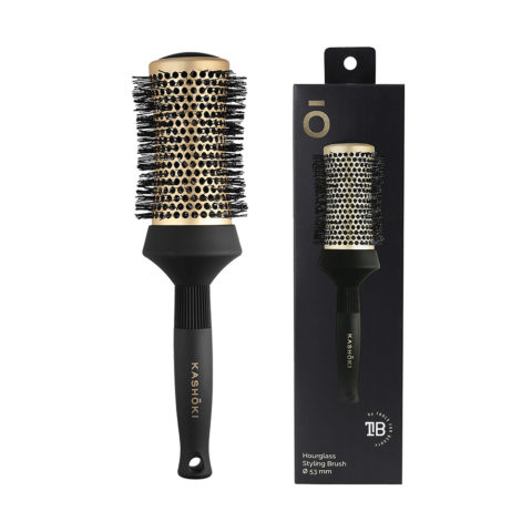 Kashōki Hair Brush Hourglass Styling 53mm - cepillo en forma de reloj de arena