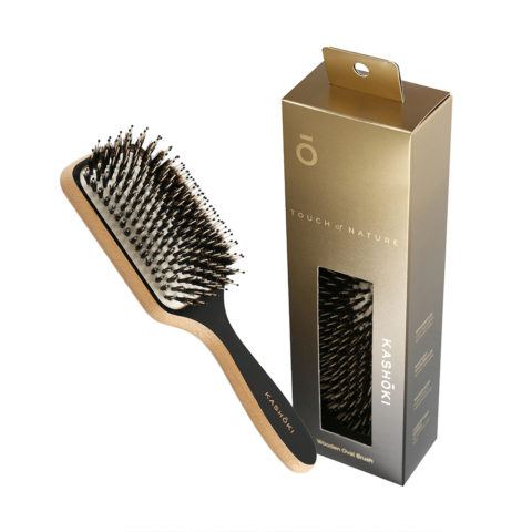 Kashōki Hair Brush Touch Of Nature Paddle - cepillo de madera