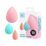 Ilū Make Up Mini Medium And Large Sponges 3pz - set de esponjas
