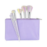 ilū Makeup Brushes 6pz + Case Set Unicorn- set de brochas