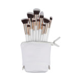 ilū Makeup Basic Brushes 10pz + Case Set White - set de pinceles