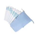 ilū Makeup Basic Brushes 9pz + Case Set Blue - set de brochas