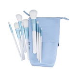 ilū Makeup Basic Brushes 9pz + Case Set Blue - set de brochas