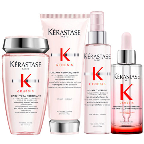 Kerastase Genesis Bain Hydra-Fortifiant 250ml Fondant Renforcateur 200ml Defense Thermique 150ml Serum 90ml