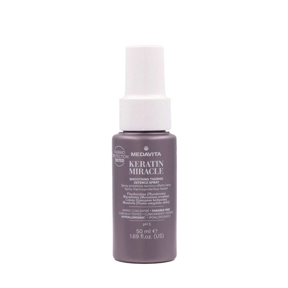 Medavita Lunghezze Keratin Miracle Smoothing Thermo Defence Spray 50ml - spray termoprotector