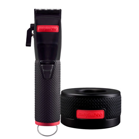 Babyliss Pro 4Artist Boost+ Clipper Matte Black & Red FX8700RBPE + Base