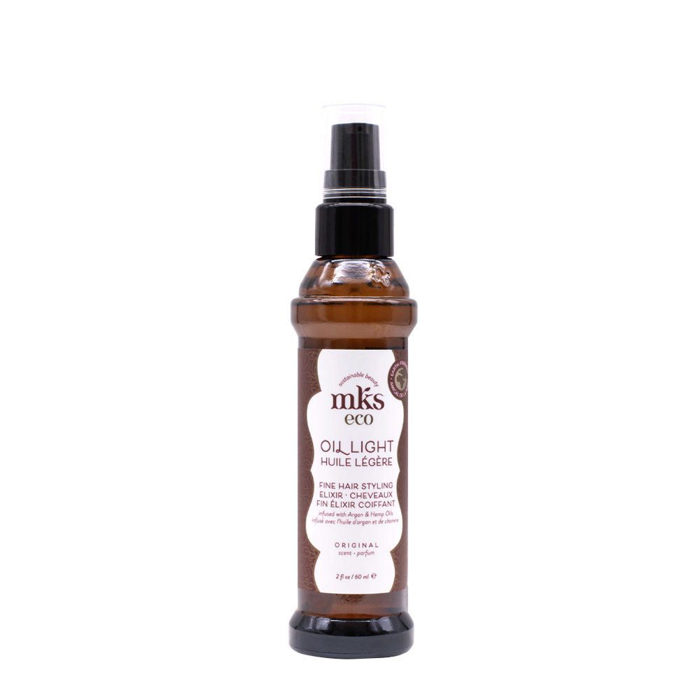 MKS Eco Oil Light Fine Hair Styling Elixir Original Scent 60ml - aceite nutritivo ligero