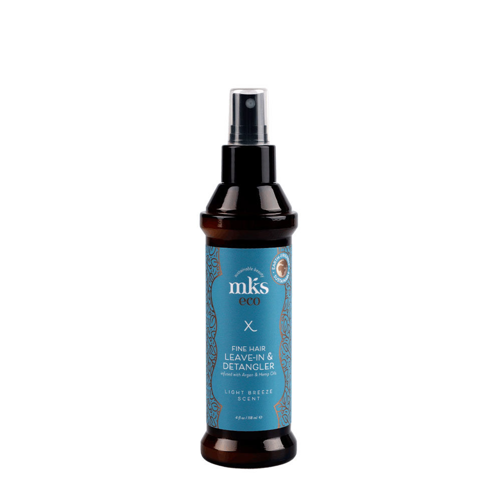 MKS Eco X Fine Hair Leave In & Detangler Light Breeze Scent 120ml - tratamiento sin aclarado para cabello fino