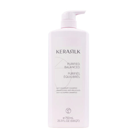 Kerasilk Essentials Anti-Dandruff Shampoo 750ml  - champú para cuero cabelludo graso