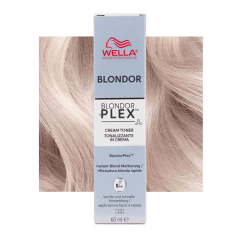 Wella Blondor Plex Cream Toner Pale Silver /81 60ml  - matizador en crema