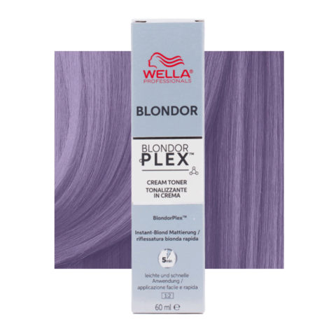 Wella Blondor Plex Cream Toner Ultra Cool Booster /86 60ml - matizador en crema