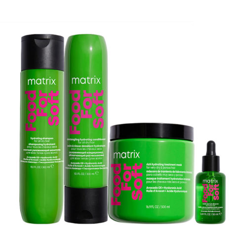 Matrix Haircare Food For Soft Shampoo 300ml Conditioner 300ml Mask 500ml Oil 50ml