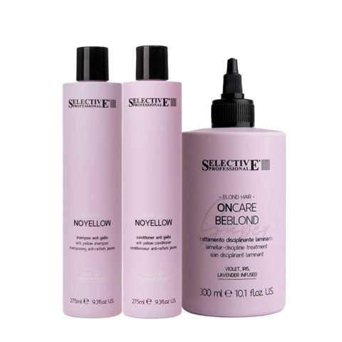 Selective Professional On Care No Yellow Shampoo 275ml Conditioner 275ml Super Blond 300ml