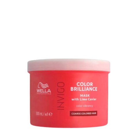 Wella Invigo Color Brilliance Coarse Vibrant Color Mask 500ml   - mascarilla para cabello grueso