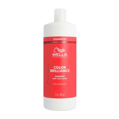 Wella Invigo Color Brilliance Coarse Color Protection Shampoo 1000ml   - champú para cabello grueso