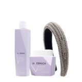 VIAHERMADA Anti-Yellow Shampoo 250ml Mask 250ml + Diadema Abombada de regalo