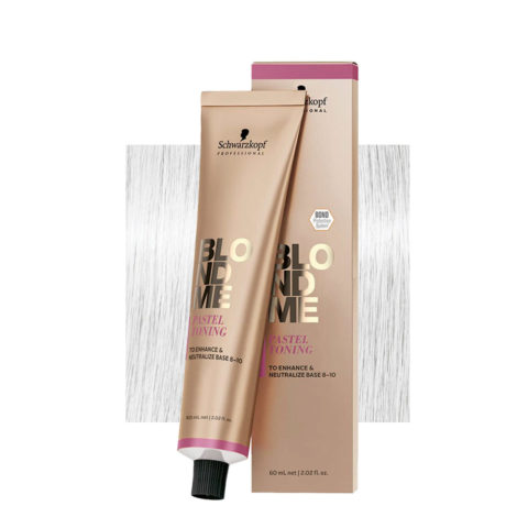 Schwarzkopf BlondMe Pastel Toning Clear 60ml - crema neutralizante para cabellos rubios