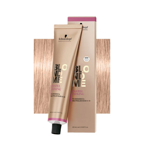 Schwarzkopf BlondMe Color Pastel Toning Sand 60ml - crema neutralizante para cabellos rubios