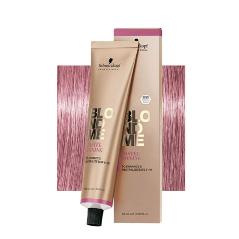 Schwarzkopf BlondMe Color Pastel Toning Lilac 60ml - crema neutralizante para cabellos rubios