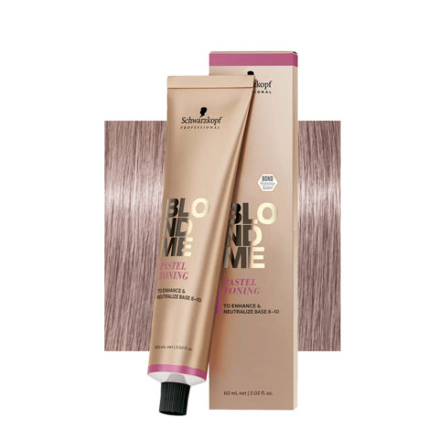 Schwarzkopf BlondMe Color Pastel Toning Ice-Irise 60ml - crema neutralizante para cabellos rubios