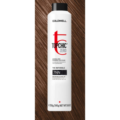 7NN Topchic Zero Mid Natural Blonde Intense Can 250ml - coloración permanente sin amoniaco