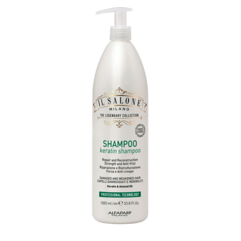 Il Salone Milano Keratin Shampoo 1000ml - champú para cabello dañado y debilitado