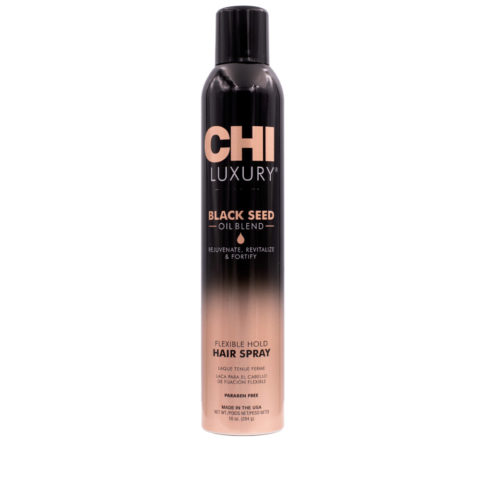 CHI Luxury Black Seed Oil Flexible Hold Hair Spray 284gr - laca  fijación flexible
