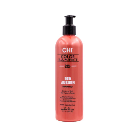 CHI Color Illuminate Shampoo Red Auburn 355ml - champú iluminador para cabello  coloreado