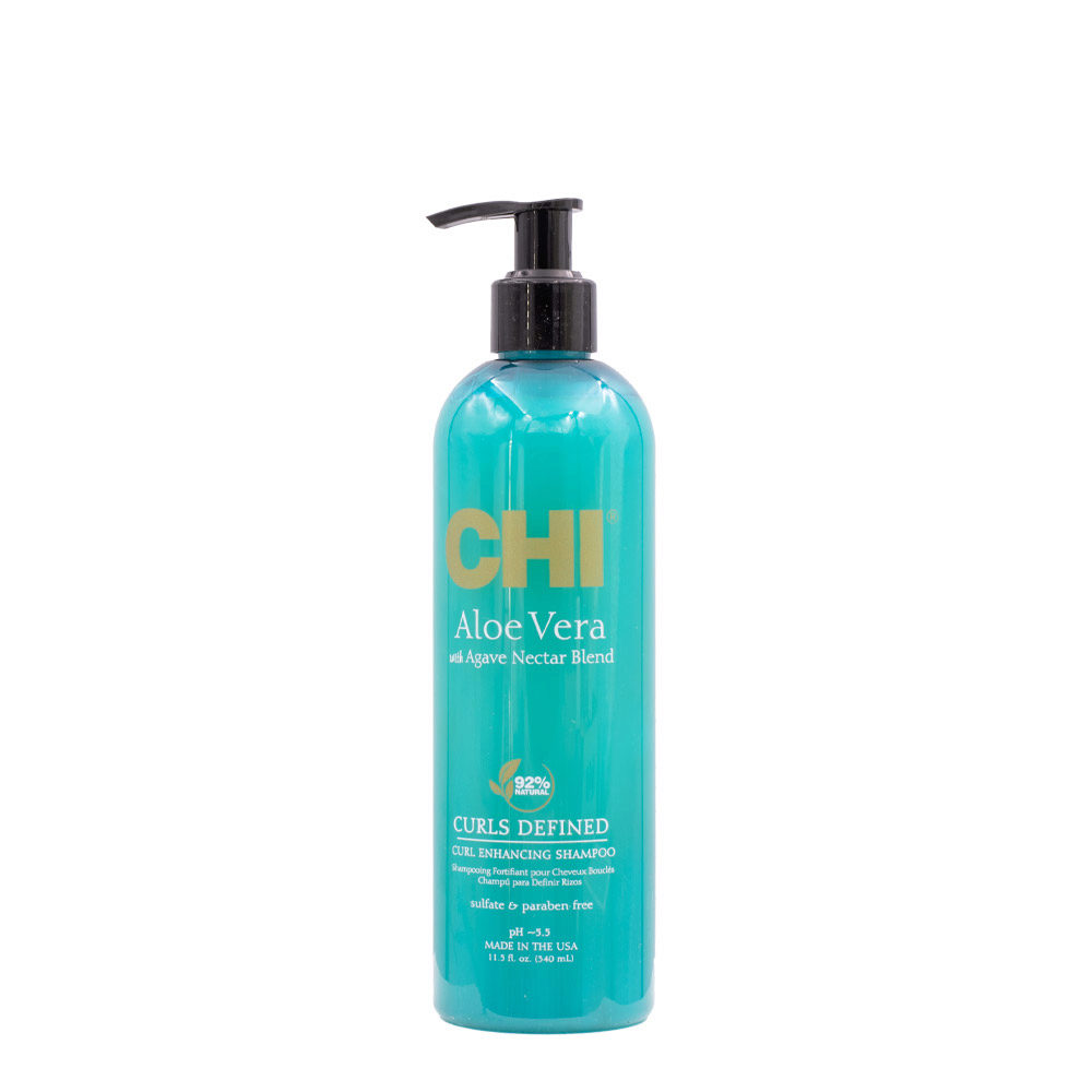 CHI Aloe Vera Curls Defined Curl Enhancing Shampoo 340ml - champú para rizos