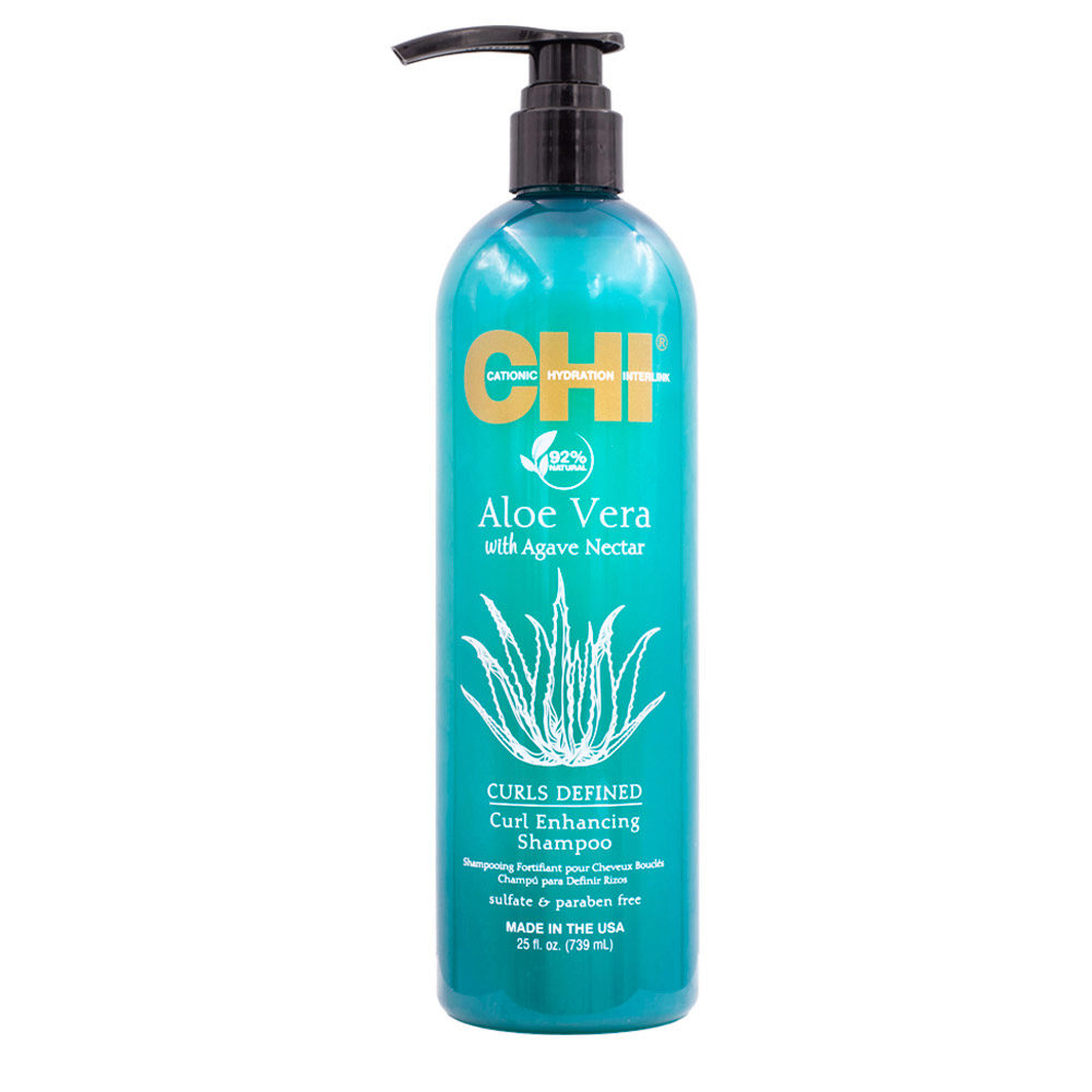 CHI Aloe Vera Curls Defined Curl Enhancing Shampoo 739ml - champú para rizos