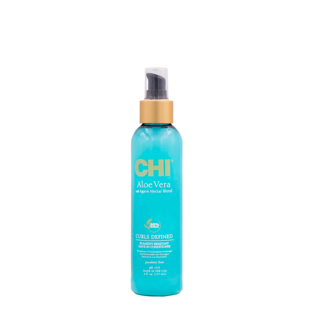 CHI Aloe Vera Curls Defined Humidity Resistant Leave-In Conditioner 177ml - spray antihumedad sin aclarado