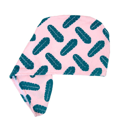 Microfibre Towel Wrap Leaf Print - toalla de microfibra