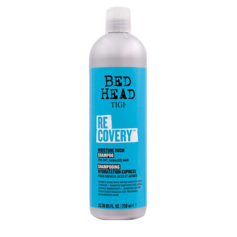 Tigi Bed Head Recovery Moisture Rush Shampoo 750ml - champú para cabello seco y dañado