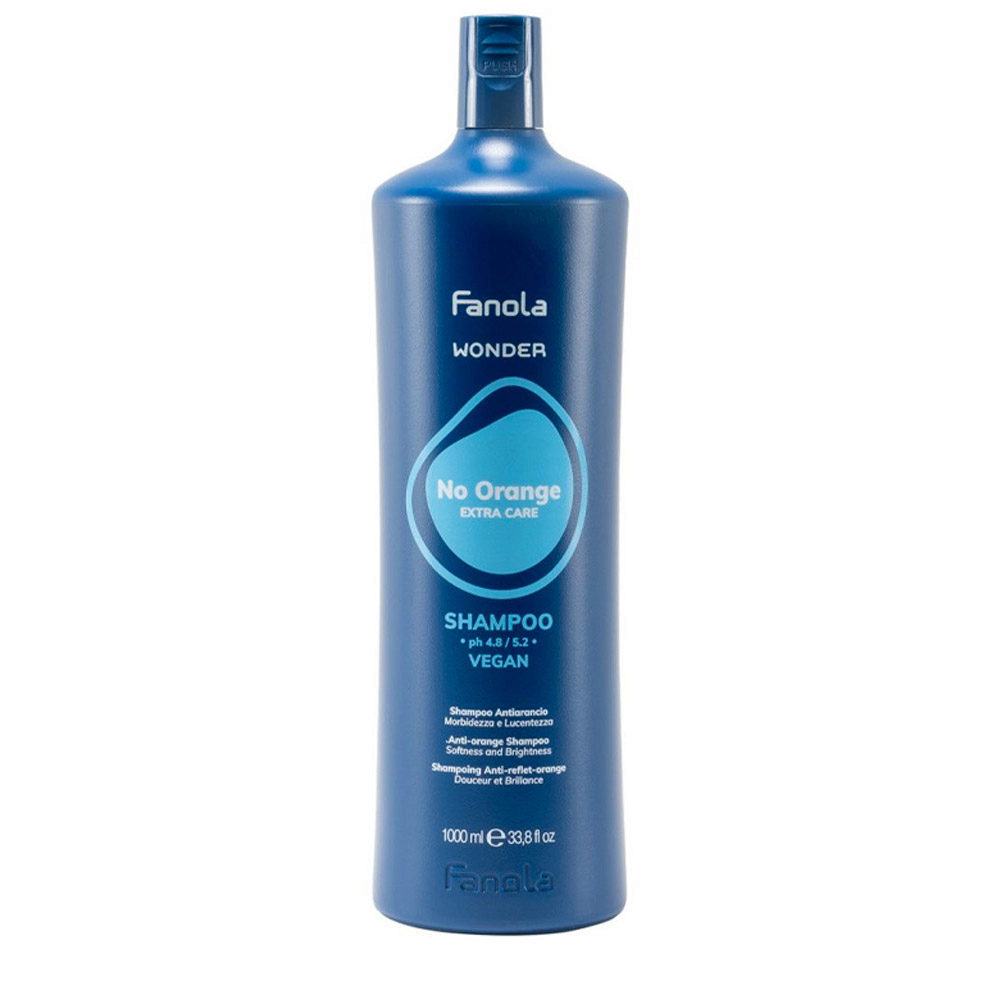 Fanola Wonder No Orange Shampoo 1000ml - champú anti-naranja