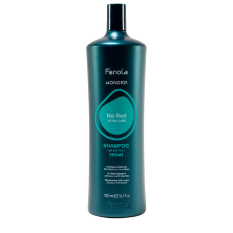 Fanola Wonder No Red Shampoo 1000ml - champú anti rojo