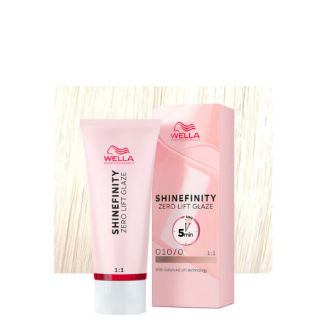 Shinefinity Zero Lift Glaze Natural Flash 010/0 60ml - coloración demipermanente