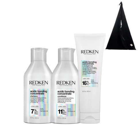 Redken Acidic Bonding Concentrate Shampoo 300ml Conditioner 300ml Mask 250ml + Shopper DE REGALO