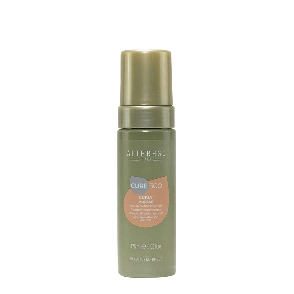 Alterego Curego Curly Mousse 175ml - mousse definición de rizos